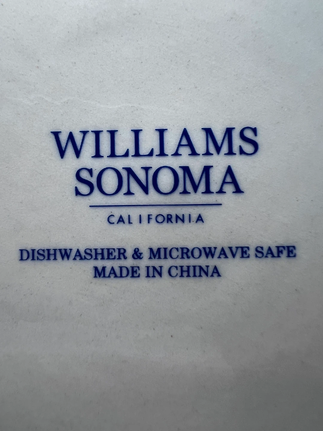 Williams Sonoma Blue & Gold Geometric Salad Plate – 8.5” ⚽️ - photo 4