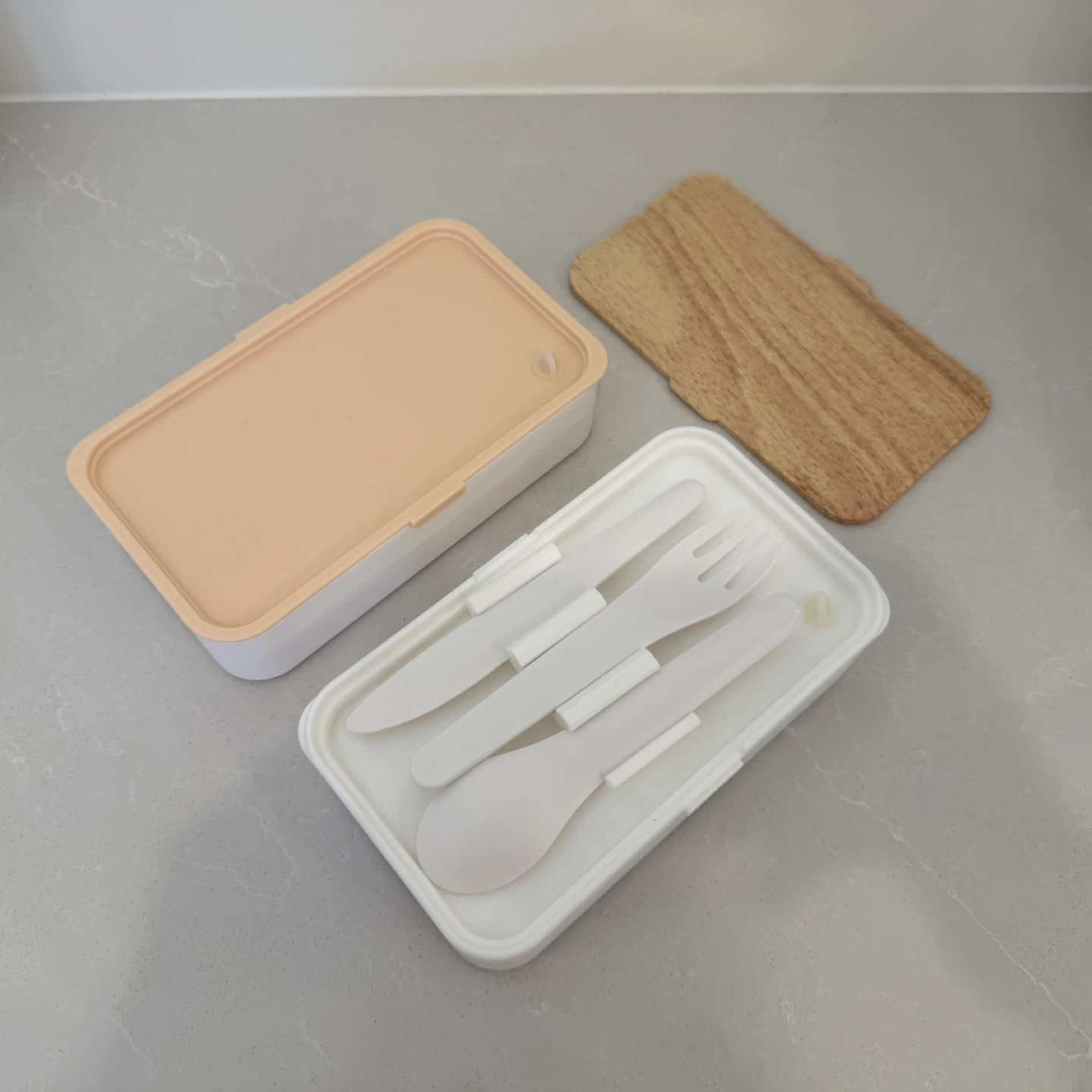 ⚽️Bento Lunch Box with Cutlery - photo 3