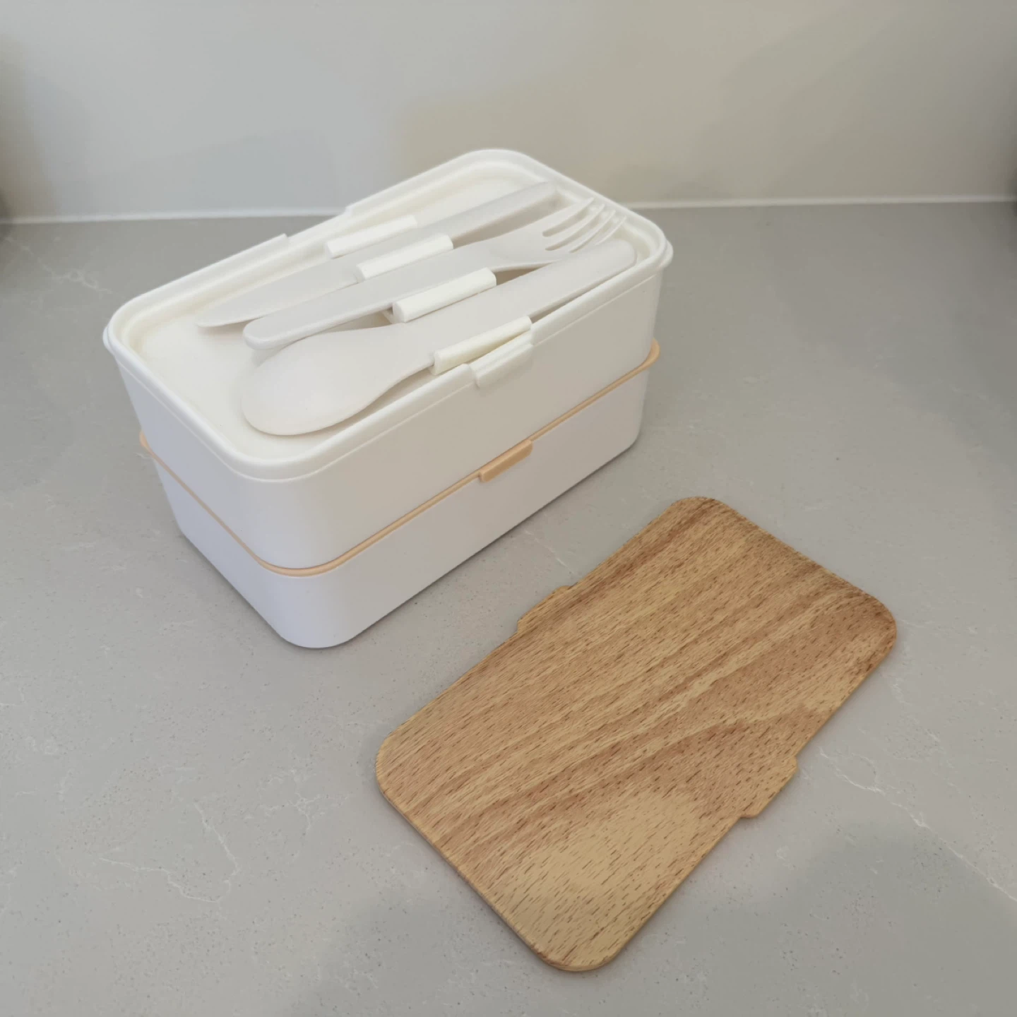 ⚽️Bento Lunch Box with Cutlery - photo 2