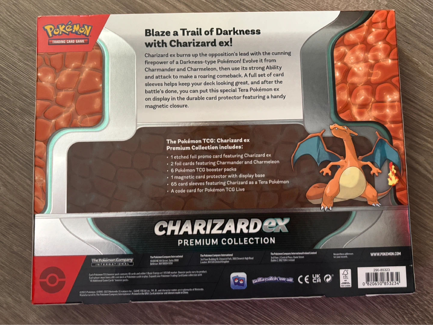 Pokemon Charizard ex Premium Collection Trading Card Game Box - photo 2