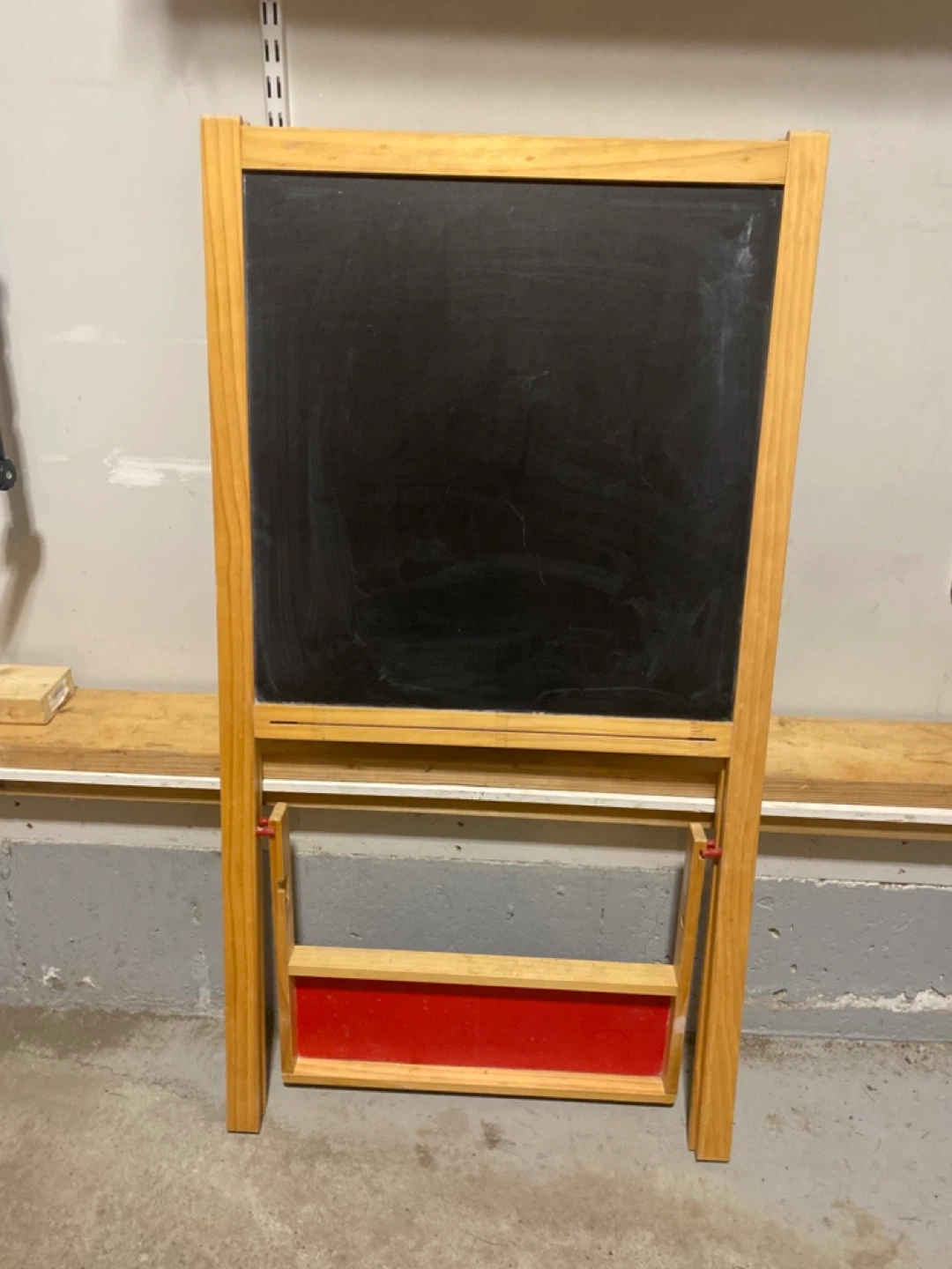 Wooden Easel Whiteboard/Chalkboard for Kids