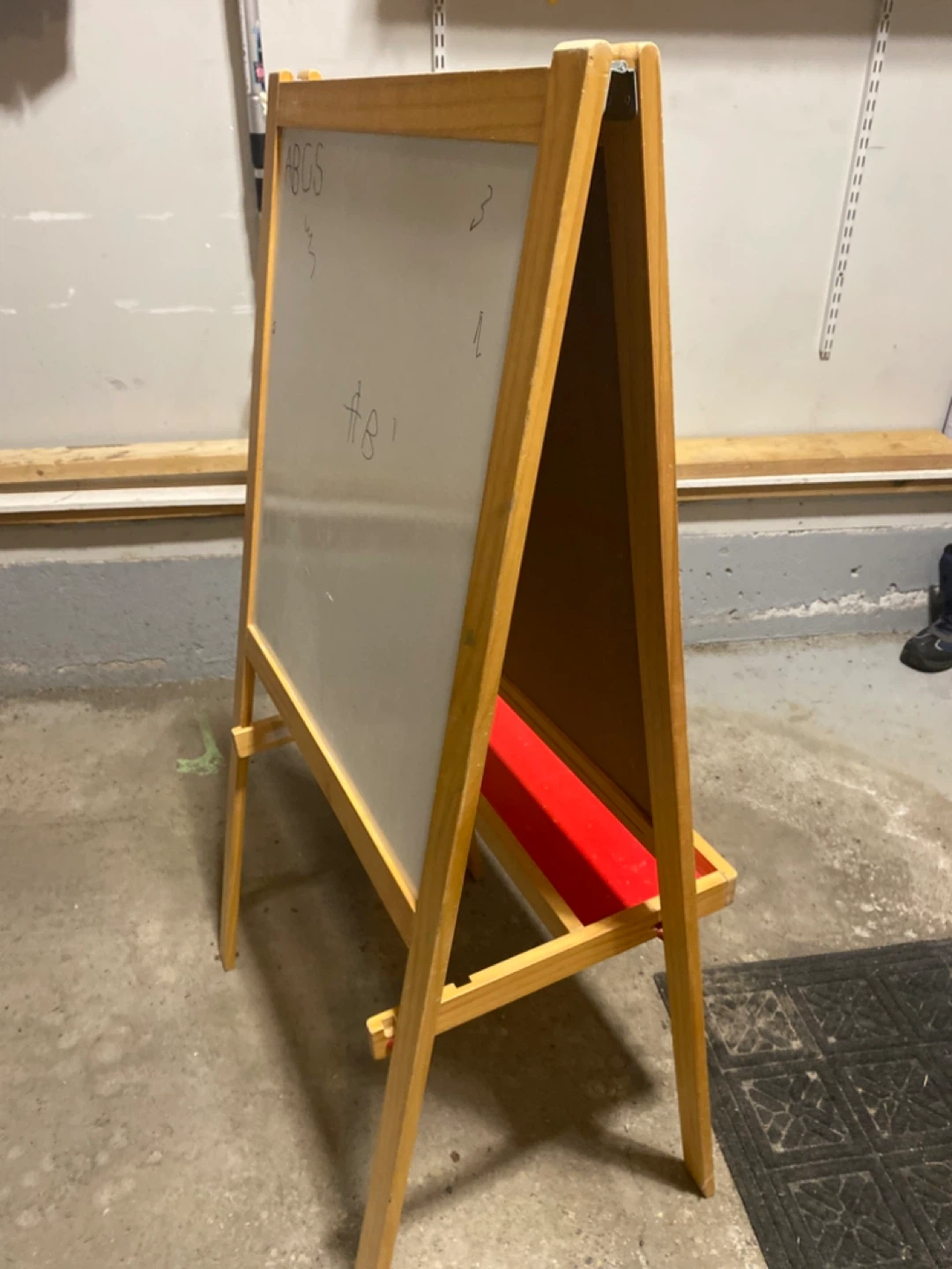 Wooden Easel Whiteboard/Chalkboard for Kids - photo 2