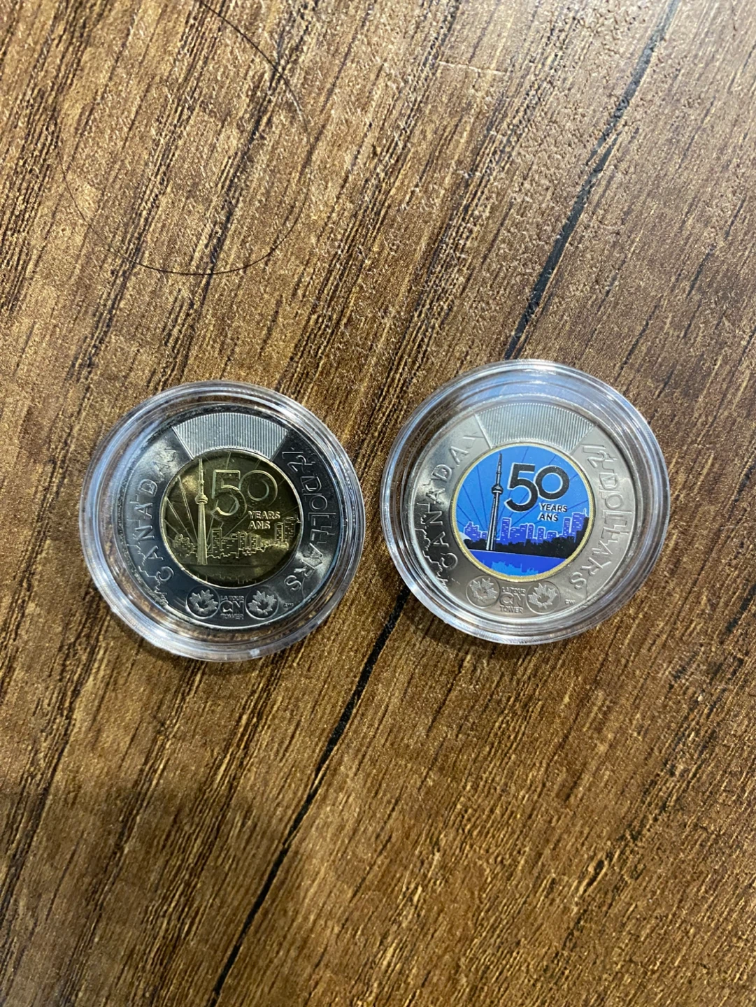 2026 $2 50th Anniversary of the CN Tower Set with acrylic case