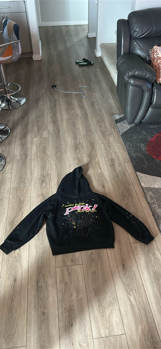 Sp5ders Pink Hoodie