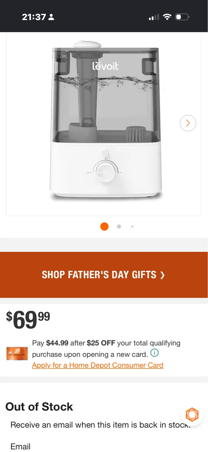 Levoit Classic 300 Lite Ultrasonic ⚽ Cool Mist Humidifier - photo 4