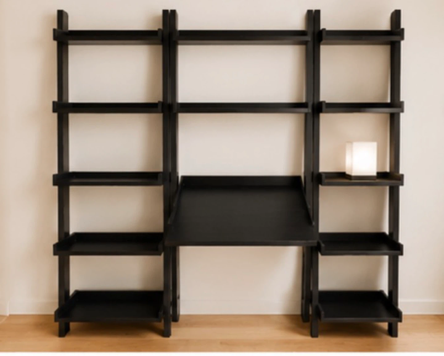 IKEA MAYA Desk with Floating Shelves Workstation - photo 5
