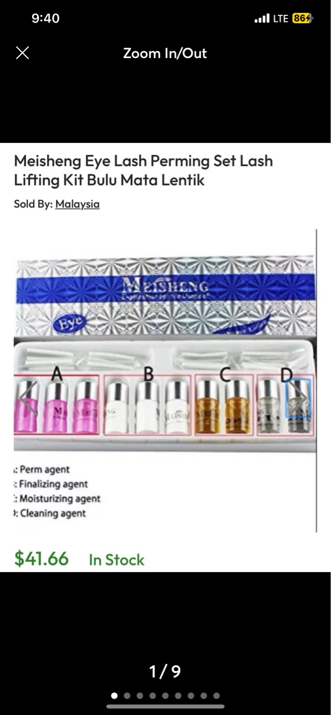 ⚽ Meisheng Eye Lash Perming Set