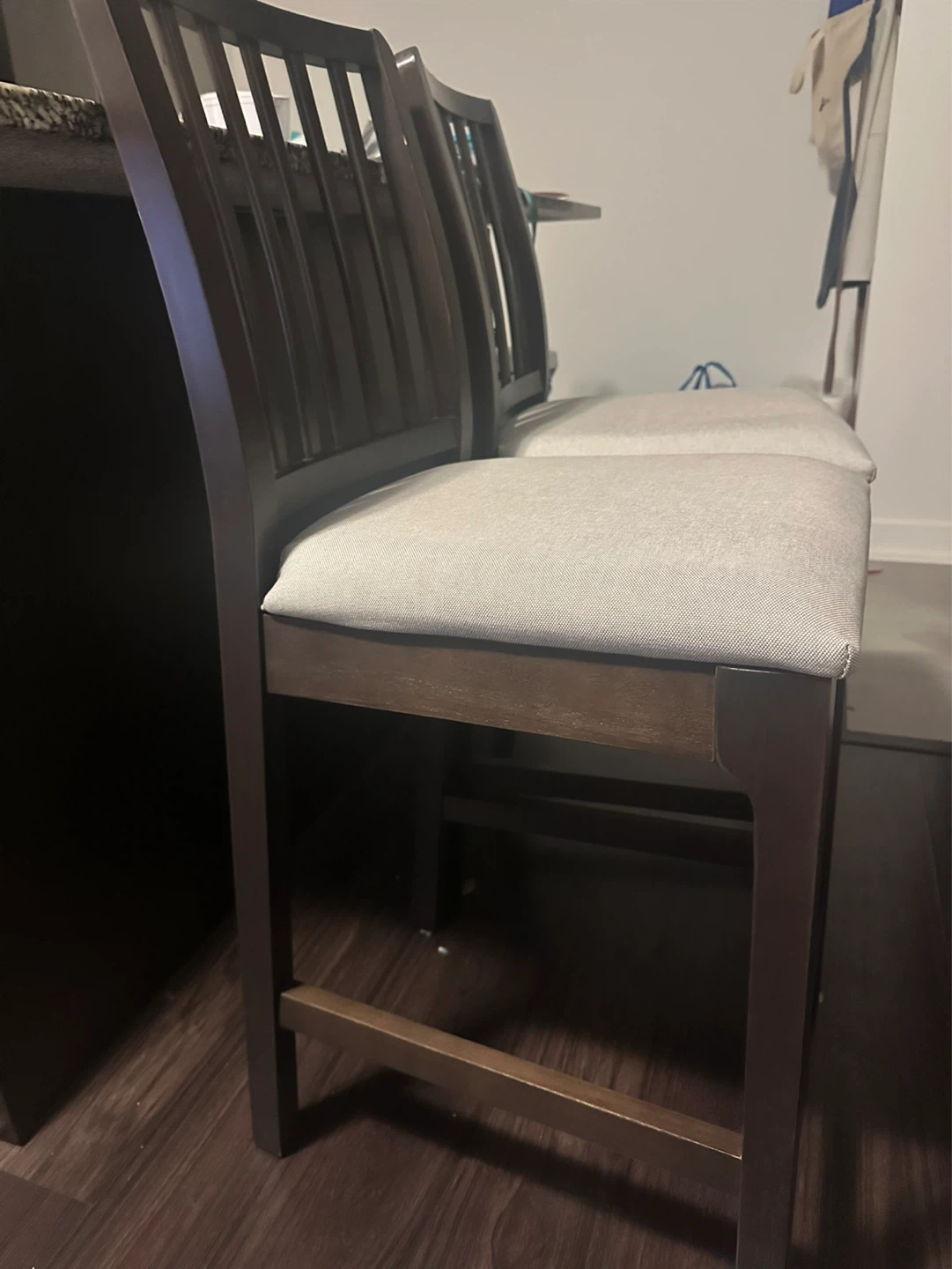 IKEA Bar Stools – Set of 2 – Cushioned Seats - photo 4