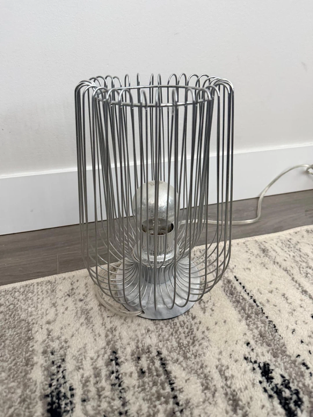 Metal Cage Table Lamp x 2 - photo 2