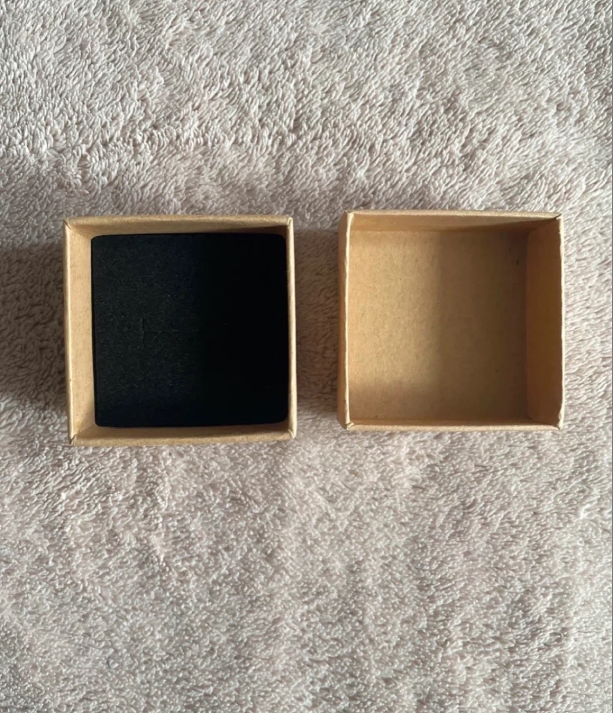 Small Kraft Box with Black Insert ⚽
