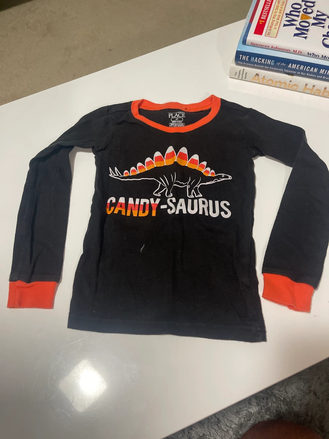 The Children's Place "Candy-Saurus" Long Sleeve Shirt Size 4 ⚽