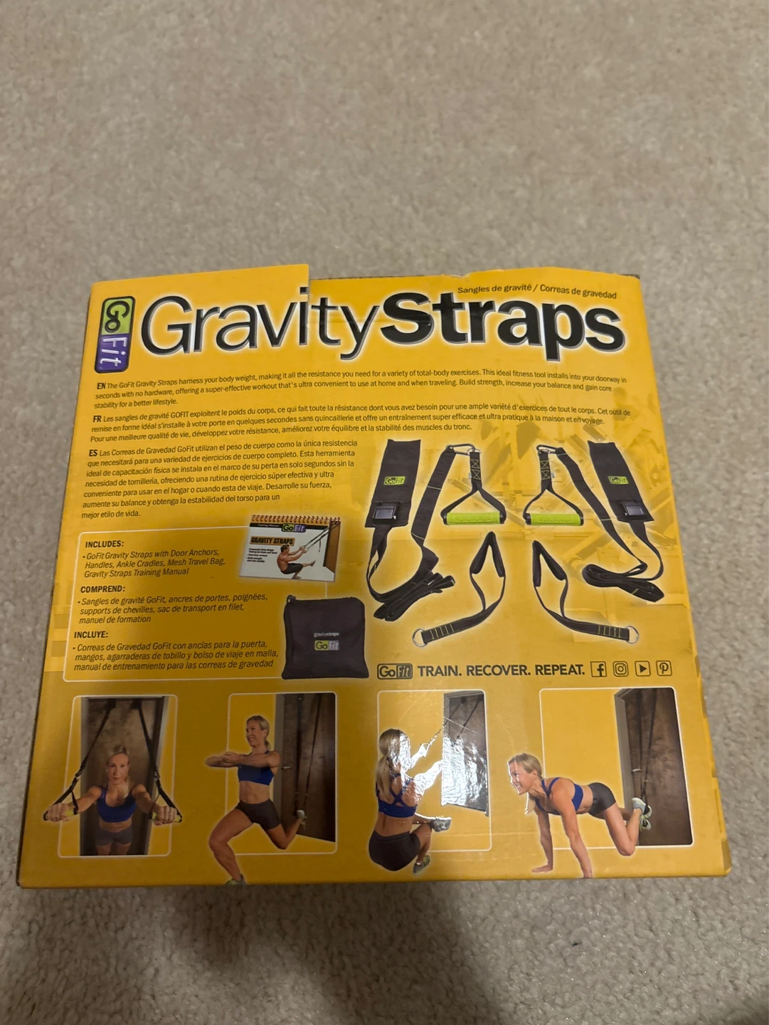 Go Fit Gravity Straps Body Weight Door Gym - photo 3