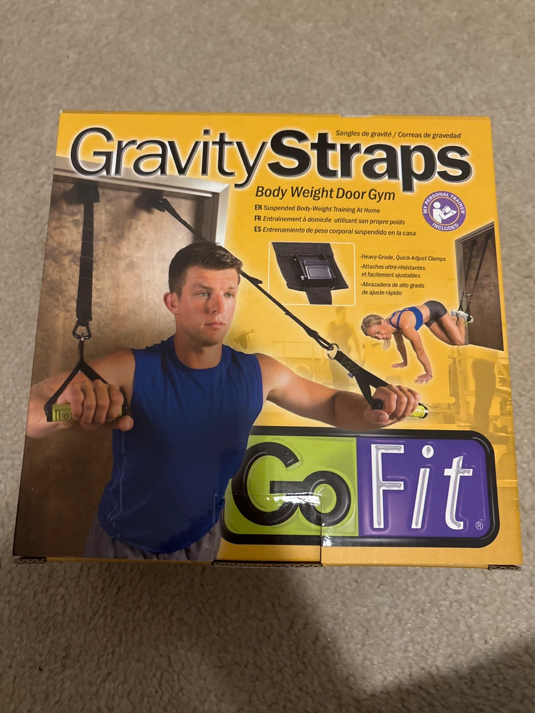 Go Fit Gravity Straps Body Weight Door Gym