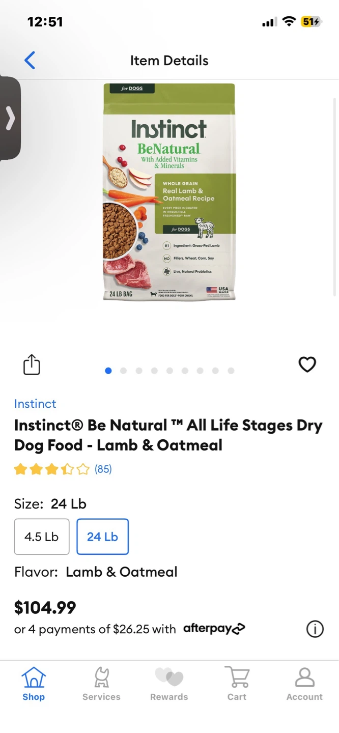 38lbs Merricks & Instinct Dog Food - photo 2