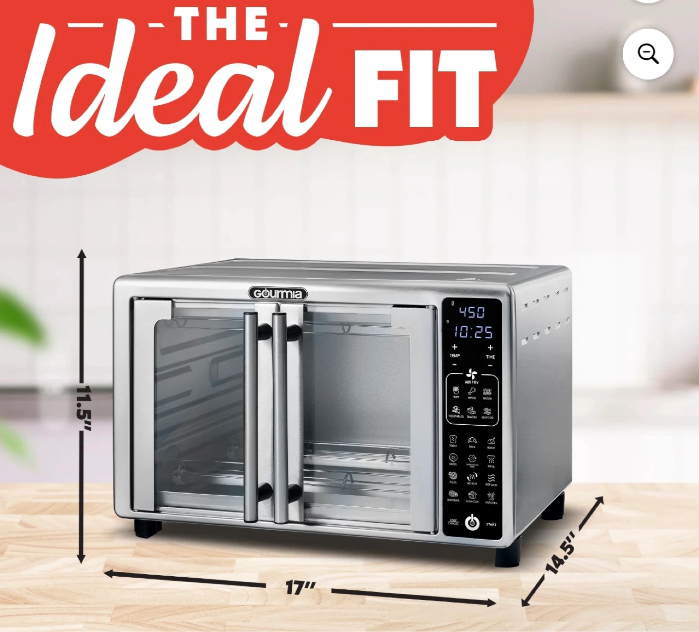 Gourmia French Door Digital Air Fryer Oven - photo 4