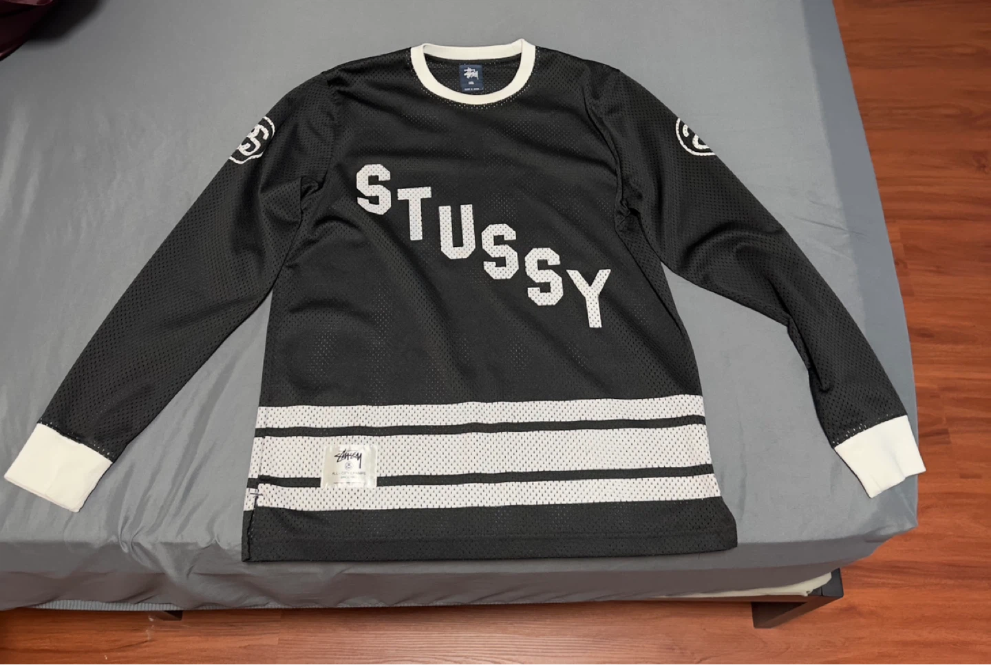 Stussy All-City Champs - Men’s black & white size small