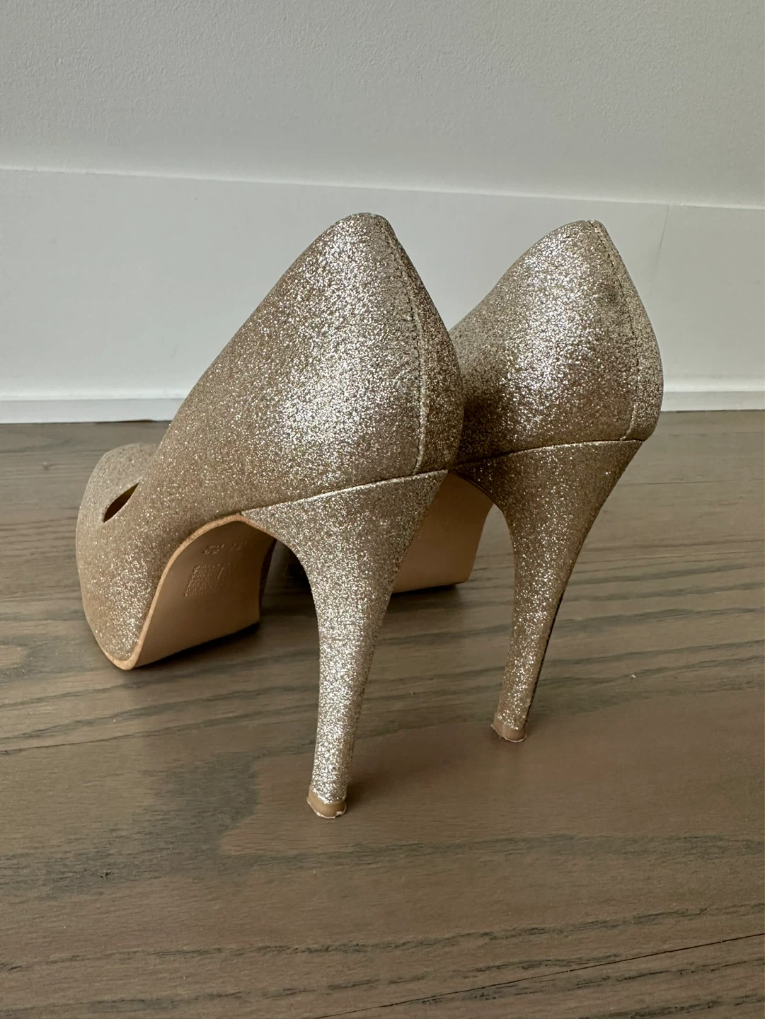 ⚽️ Perugia Glitter Heels - Gold - photo 4