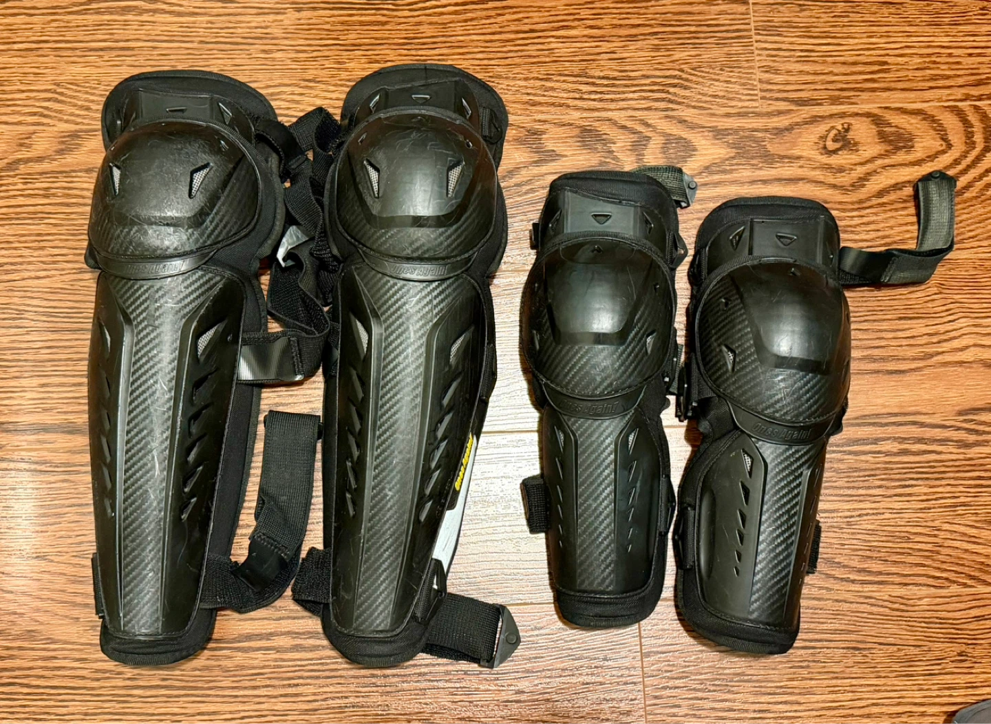 Set of 4 Motorcycles Protective Gear (Knee + Shin & Elbow Pads)