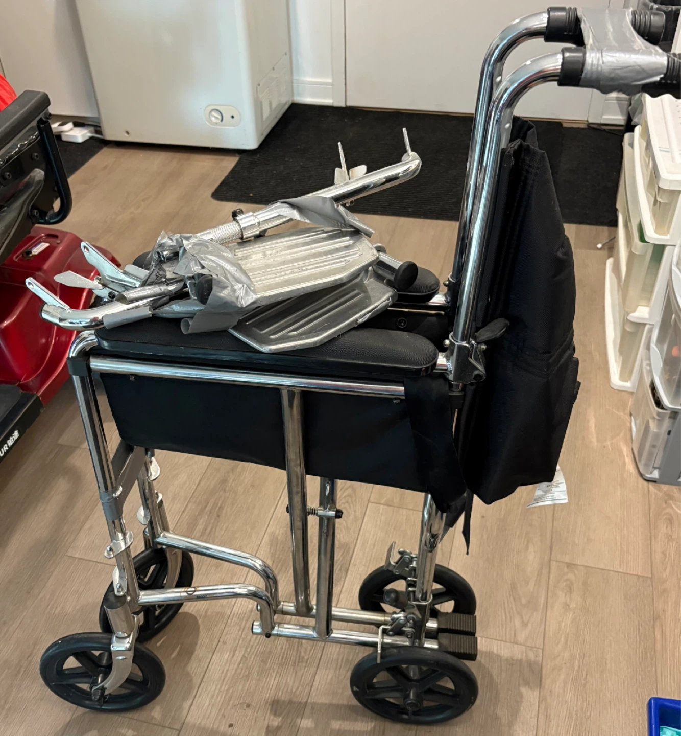 Folding Transport Wheelchair