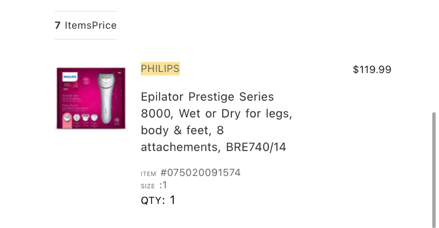 Philips Epilator Prestige Series 8000 Wet or Dry - photo 2