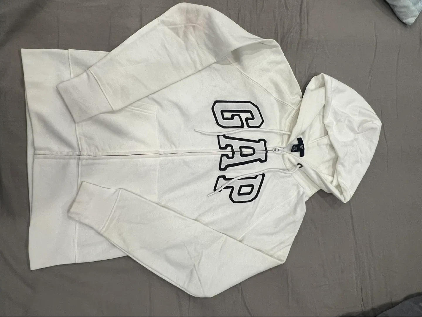 Gap Zip-Up Hoodie - White - XS