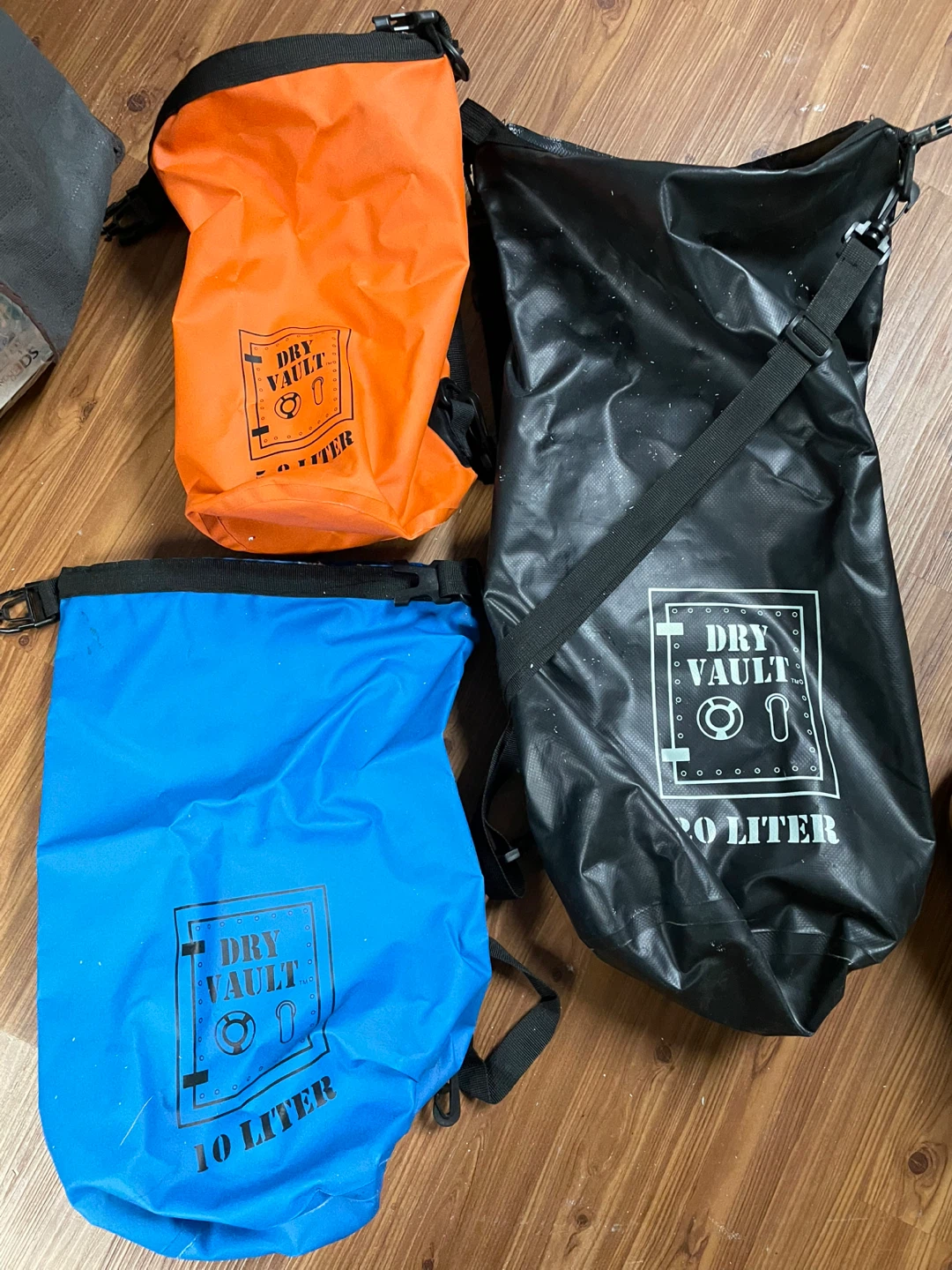 Dry Vault Dry Bags - 50L, 10L, 5.8L
