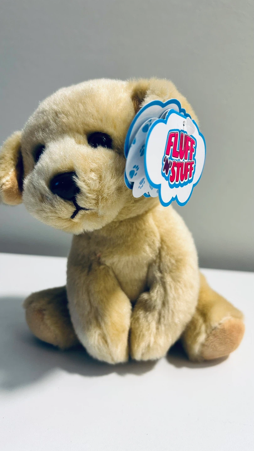 Fluff Stuff Plush Puppy “Rusty” – 6.5” Stuffed Dog