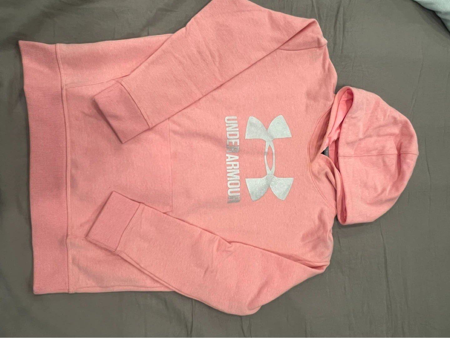 Under Armour Pink Hoodie Youth Size YLG