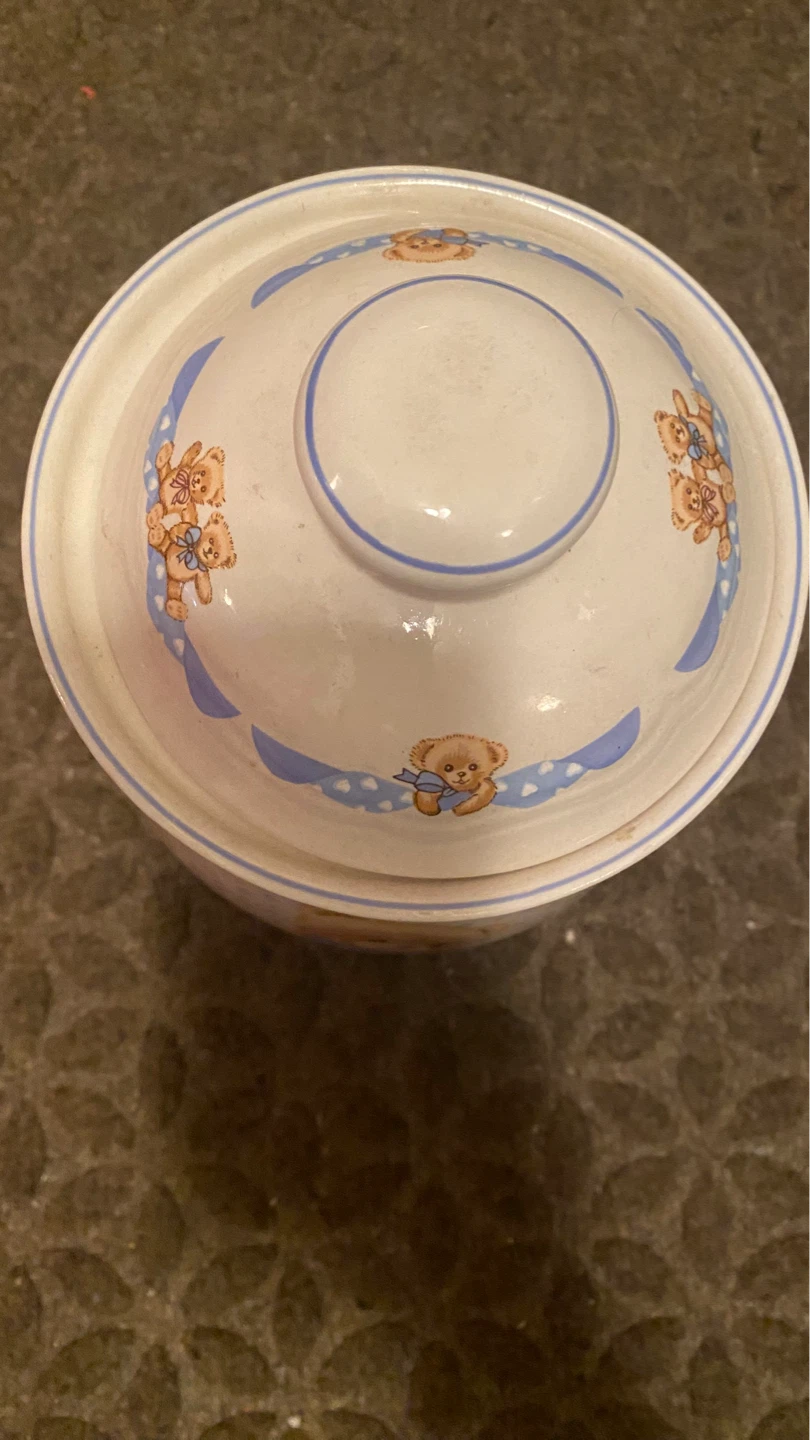 Ceramic Teddy Bear Canister - photo 2
