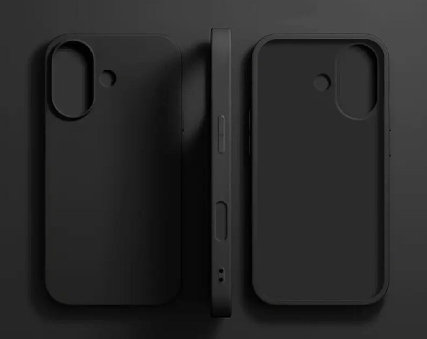 Black Phone Case iPhone 16 ⚽️
