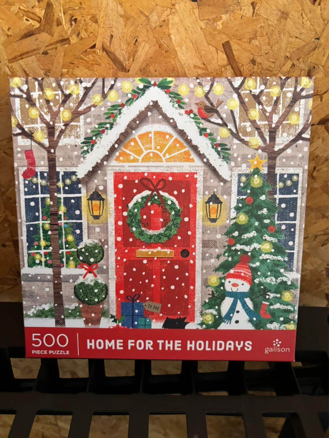 ⚽ Galison Home for the Holidays 500 Piece Jigsaw Puzzle
