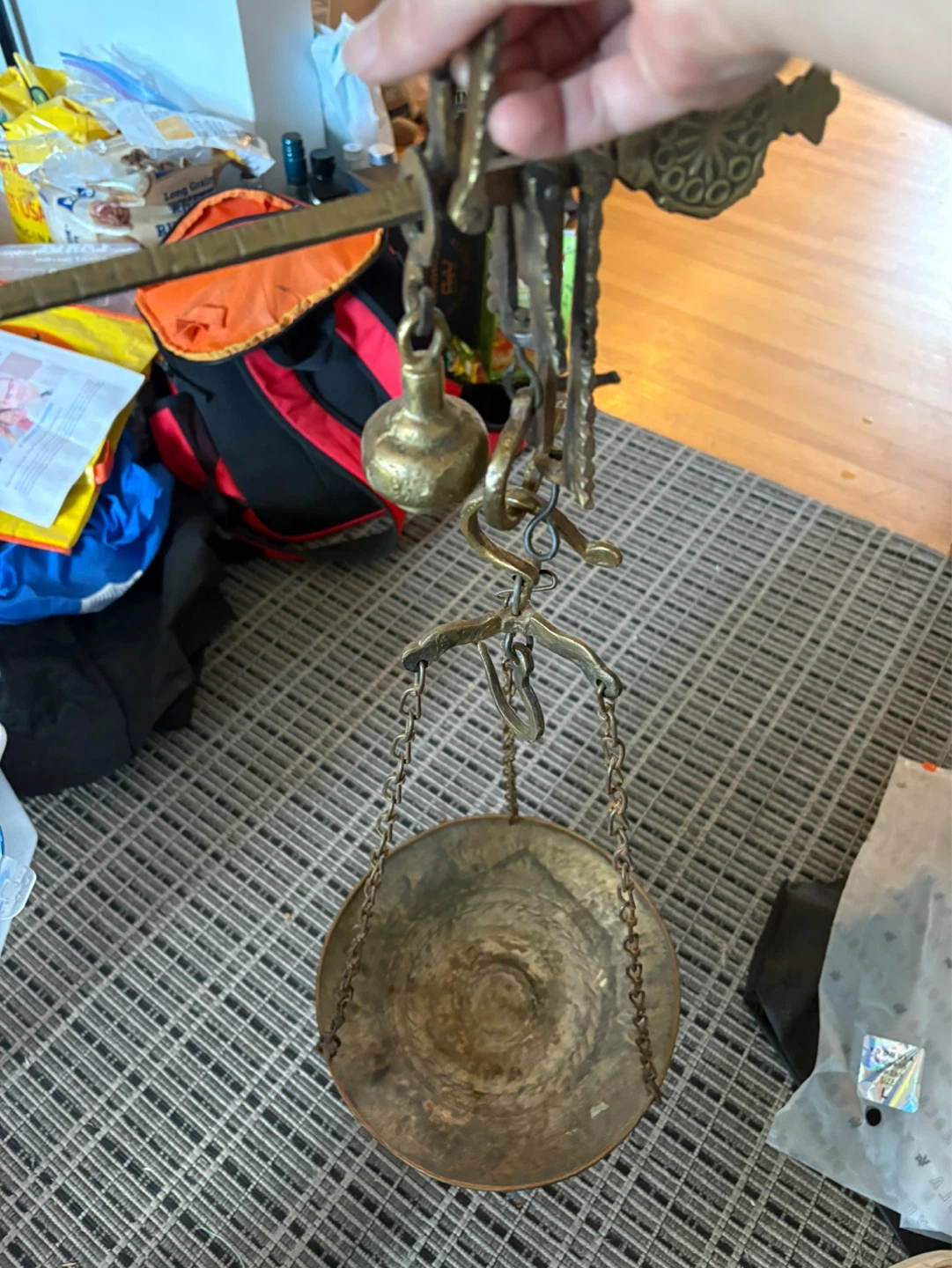 Vintage Brass Balance Scale - photo 2