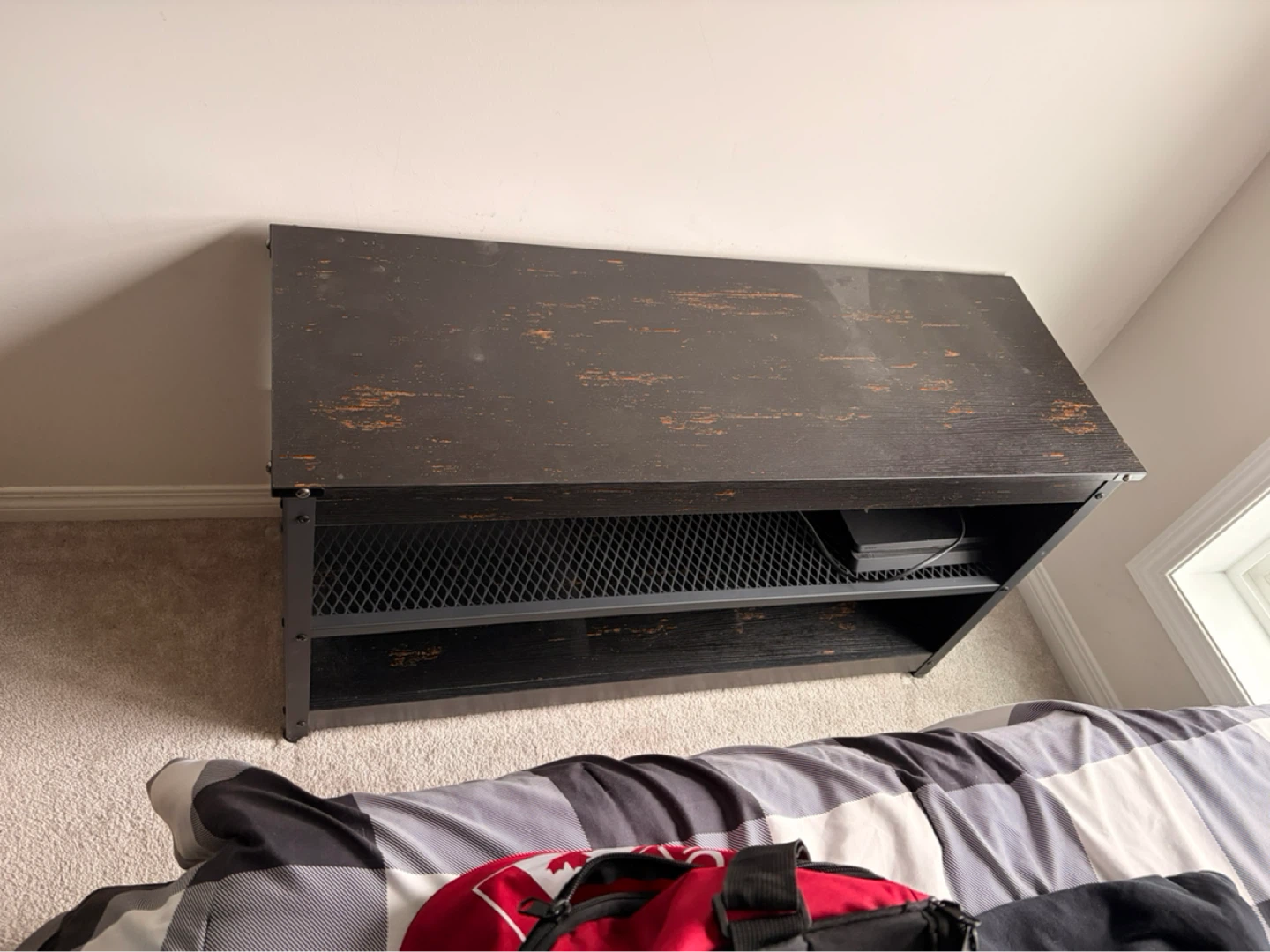 Wood and Metal tv stand