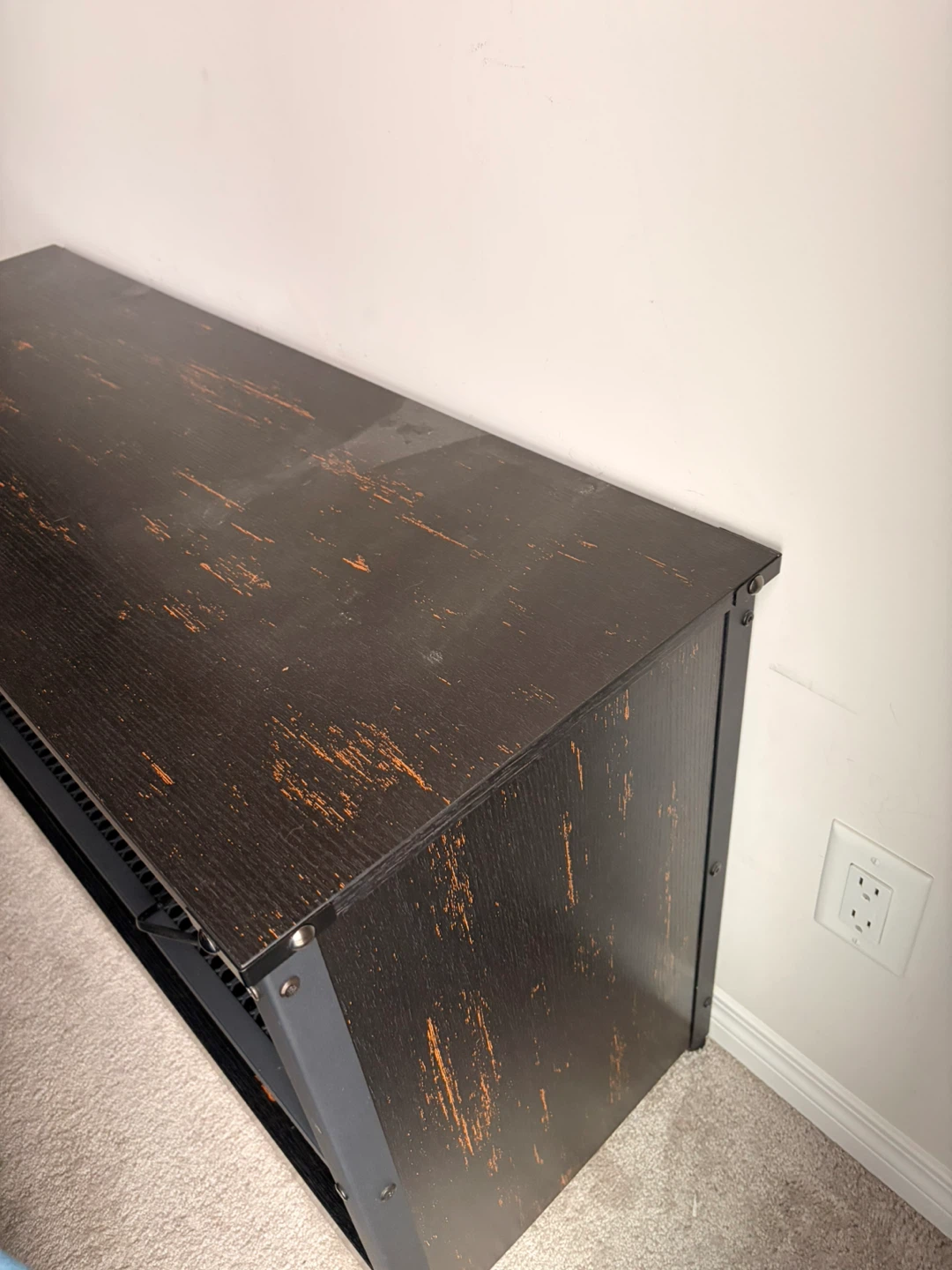 Wood and Metal tv stand - photo 3