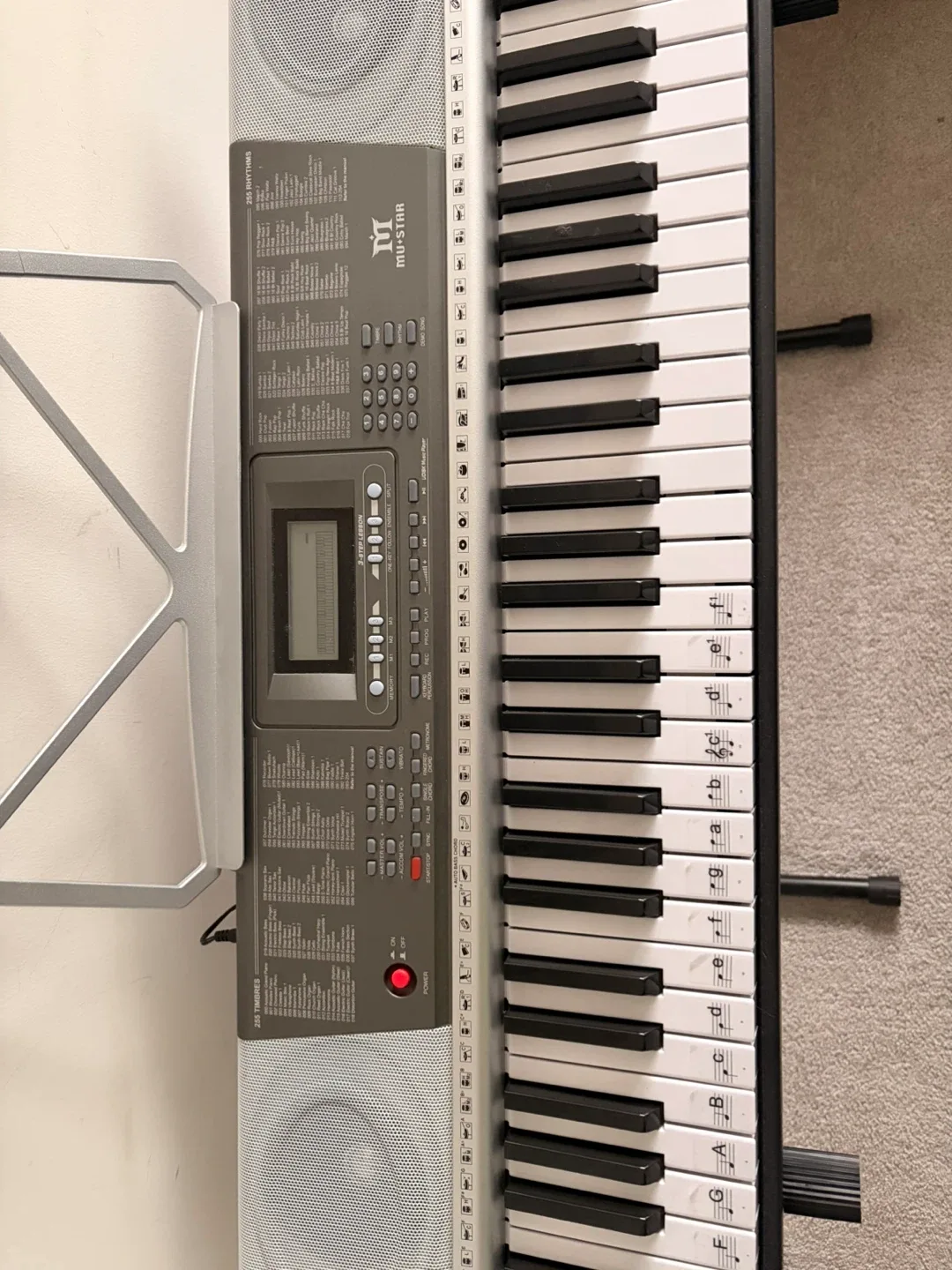 Mu-Star 61-Key Electronic Keyboard - photo 2
