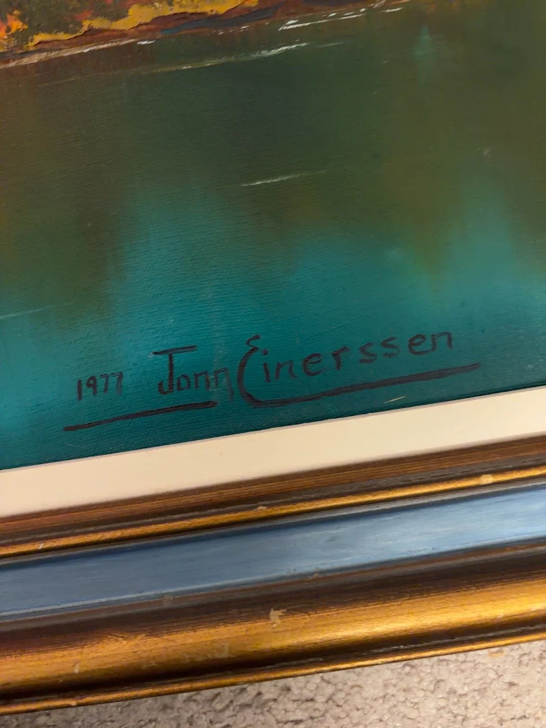 Original Oil Painting by Jonn Einerssen - Banff Alberta 1977 - photo 4