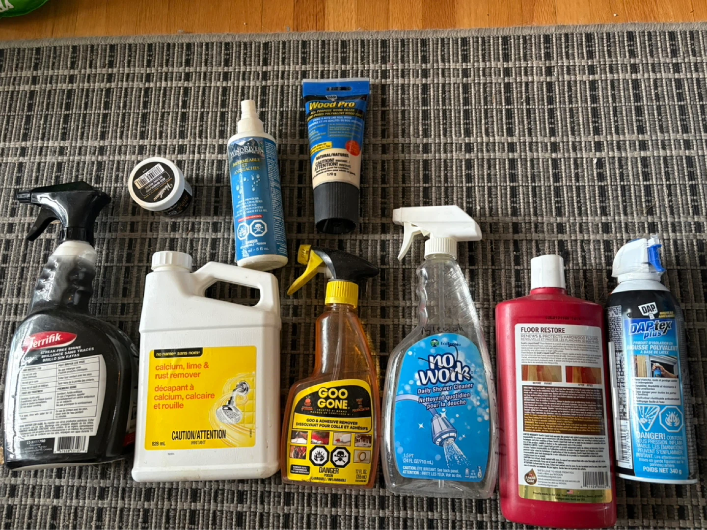 Assorted Cleaning & Restoration Products