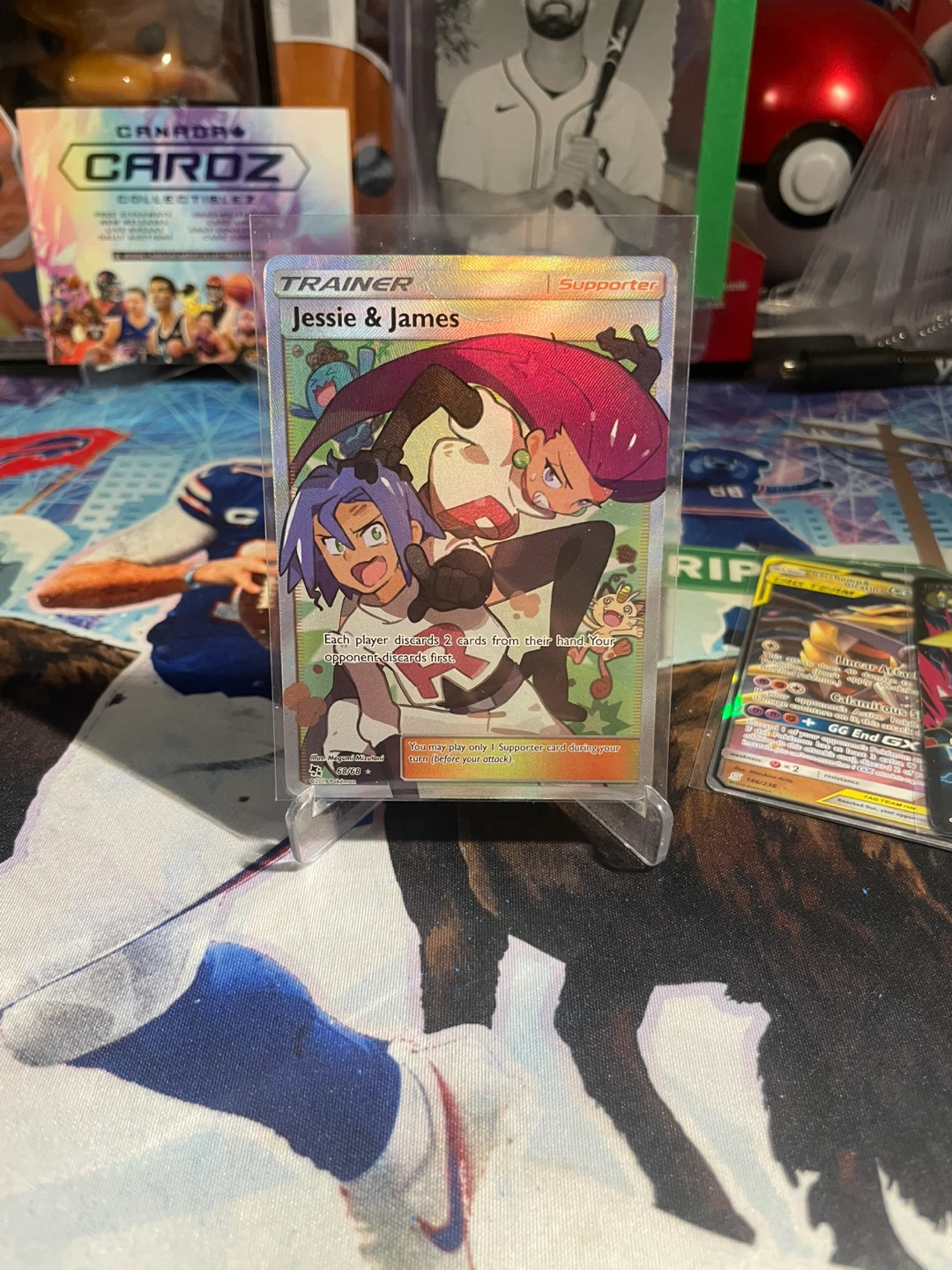 Pokémon TCG Jessie & James full art hidden fates