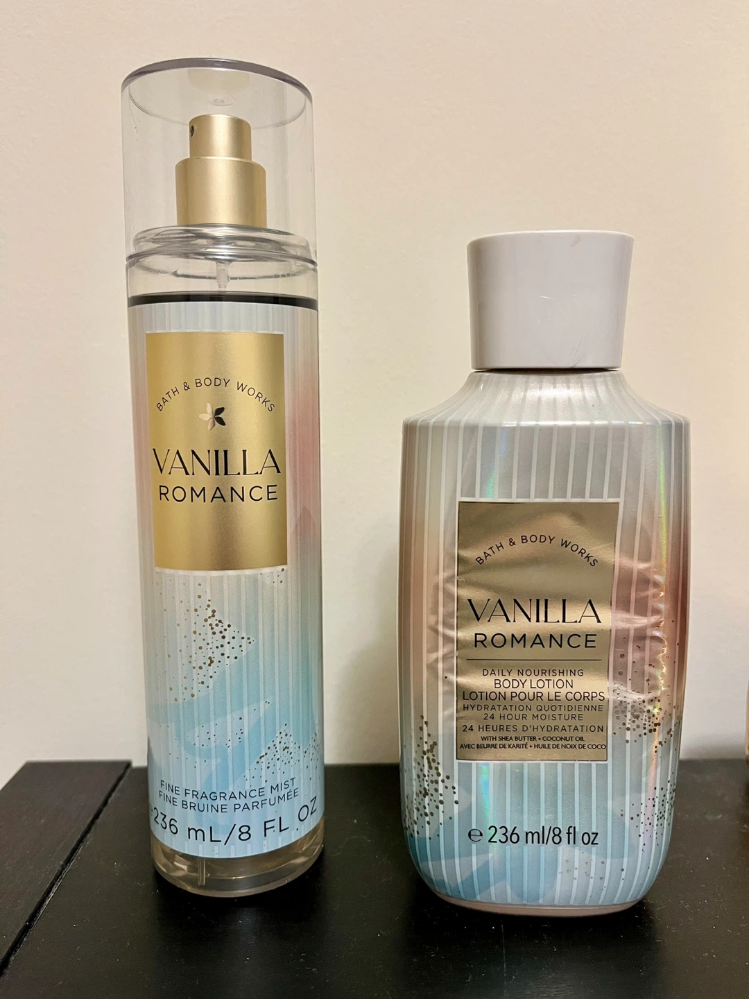 Bath & Body Works Vanilla Romance Body Lotion and Fragrance Mist
