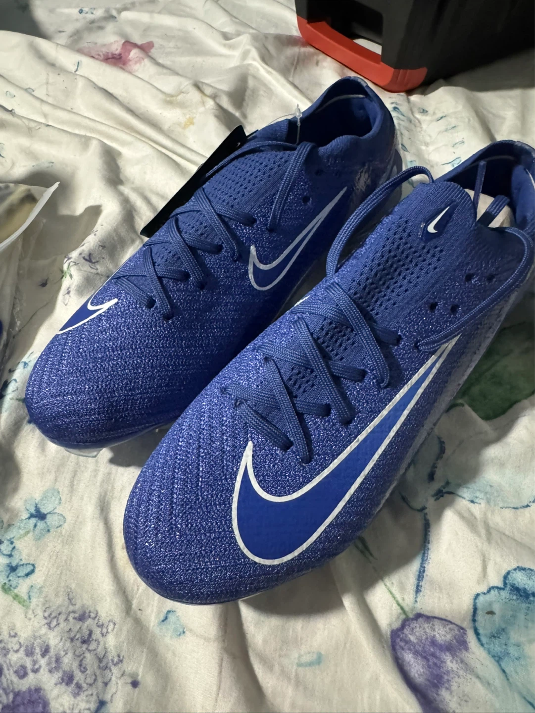 Nike Zoom Football Cleats - Blue size 8.5
