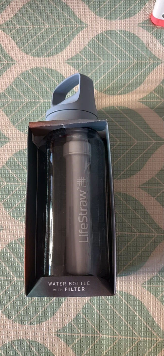 LifeStraw Go Series Filter Water Bottle - Icelandic Blue, 1L - photo 4