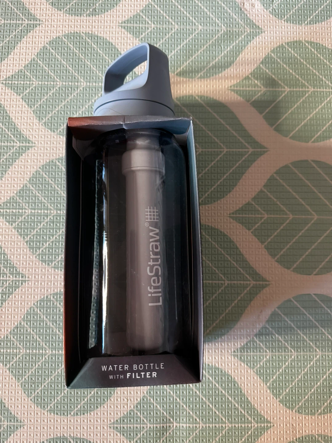 LifeStraw Go Series Filter Water Bottle - Icelandic Blue, 1L
