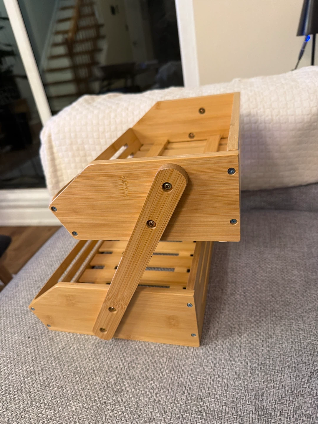 Two-Tier Bamboo Storage Baskets - photo 2