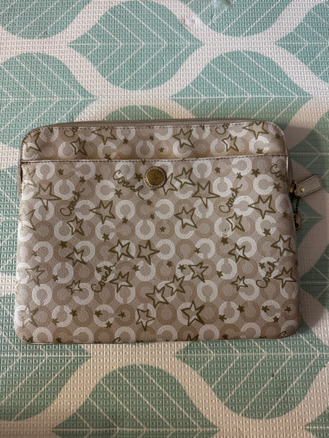 Coach iPad Pouch