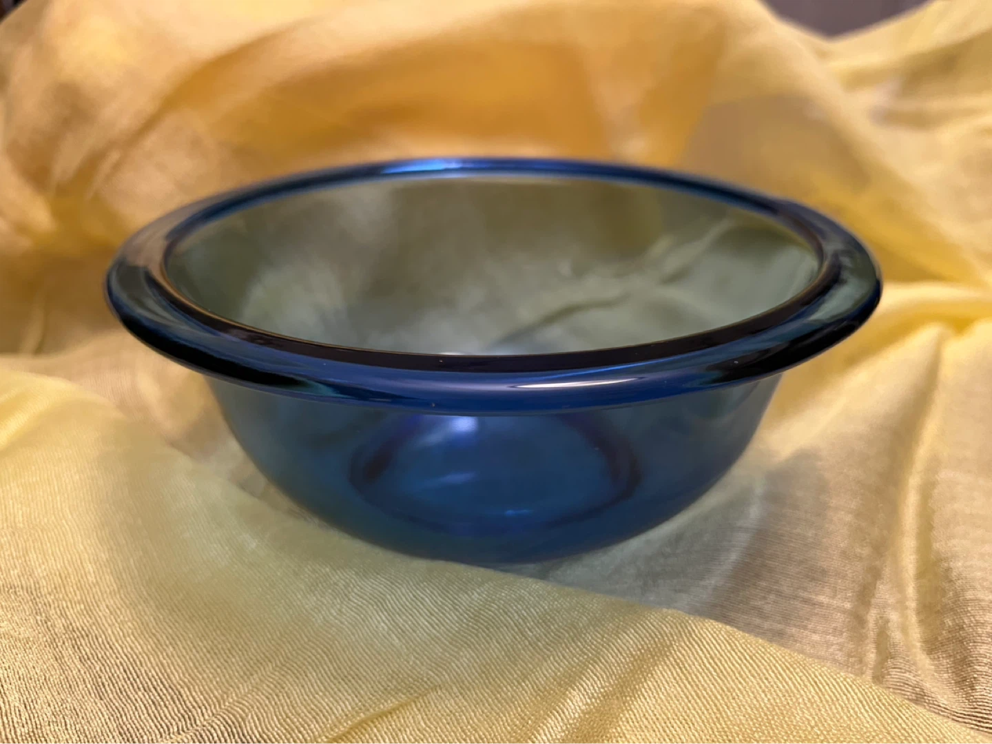 Blue Pyrex Mixing Bowl