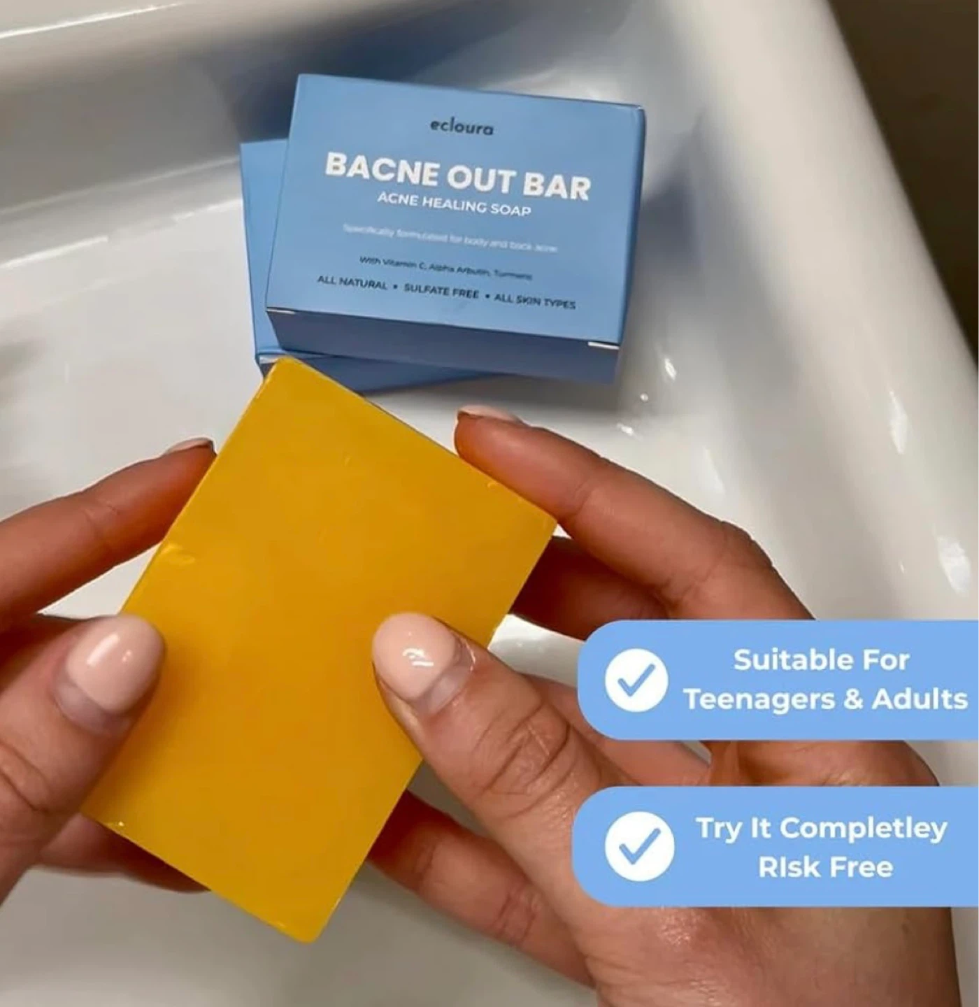 Ecloura Bacne Out Bar - Acne Healing Soap - photo 3