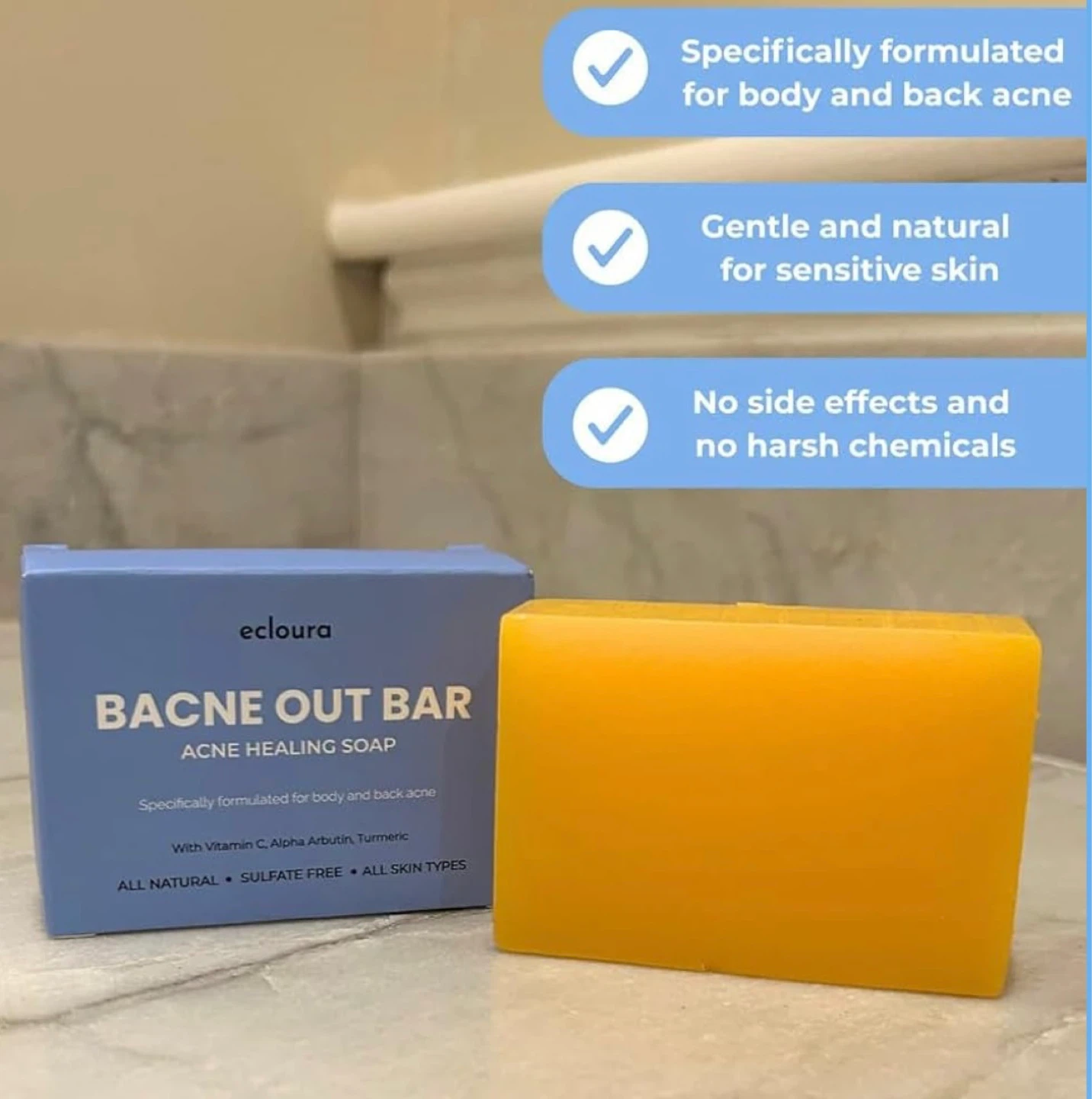 Ecloura Bacne Out Bar - Acne Healing Soap - photo 2