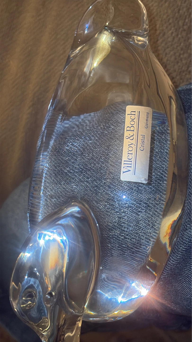 ⚽️Villeroy & Boch Crystal duck paperweight - photo 3