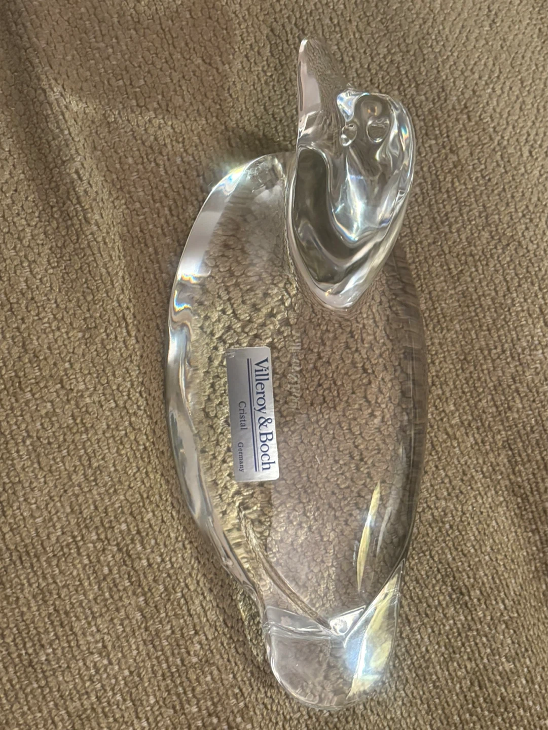 ⚽️Villeroy & Boch Crystal duck paperweight