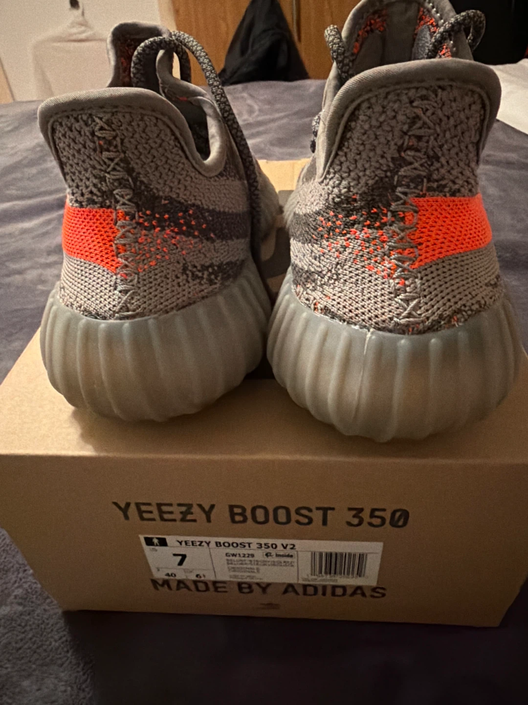 Adidas Yeezy Boost 350 V2 "Beluga Reflective" Size 7 - photo 4